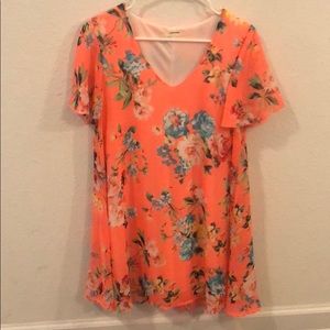 Size Large Floral Dress